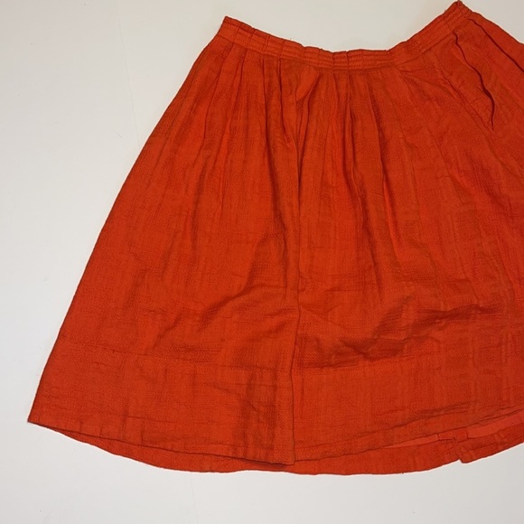 Anthropologie Postmark Orange Skirt - Women’s Size 8 - Picture 3 of 9